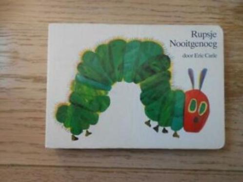 Eric Carle- Rupsje Nooitgenoeg- HC-3 Formaten HC, Boeken, Kinderboeken | Kleuters, Zo goed als nieuw, Verzenden