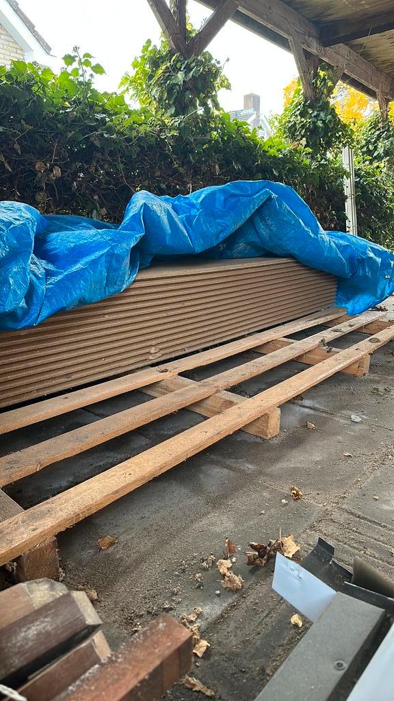 13x Steico Universal T&G houtvezel-platen – 2500x600x22mm, Doe-het-zelf en Verbouw, Isolatie en Afdichting, Zo goed als nieuw