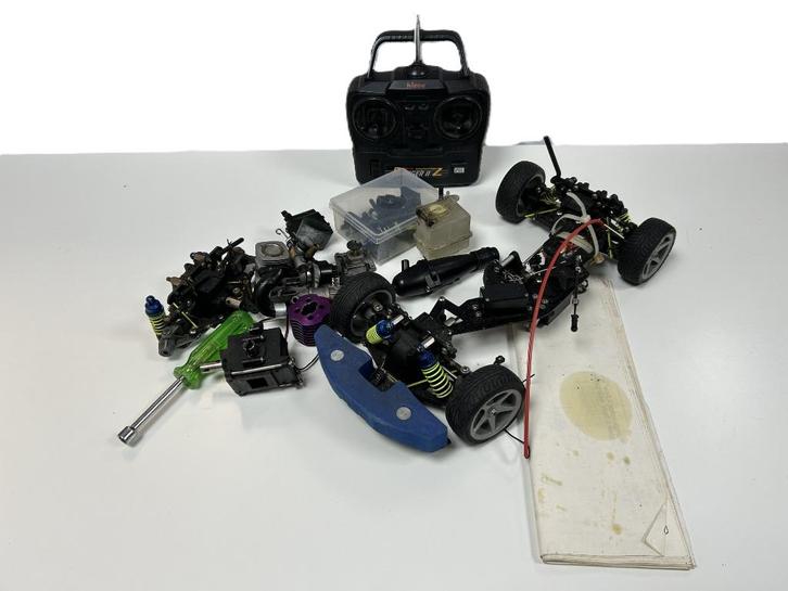 Carson 1/10 nitro rc auto, Hobby en Vrije tijd, Modelbouw | Radiografisch | Auto's, Gebruikt, Auto onroad, Nitro, Schaal 1:10