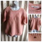 XANDRES roze gemêleerde damestrui katoen shortsleeve M, Kleding | Dames, Truien en Vesten, Maat 38/40 (M), Ophalen of Verzenden