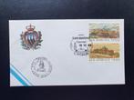 FDC San Marino envelop Filacept 18-10-1988 open geen adres, Onbeschreven, Ophalen of Verzenden, Europa