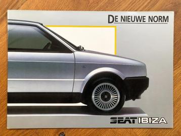 Seat Ibiza folder 1984 De nieuwe norm. beschikbaar voor biedingen