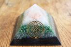 Orgonite piramide met Mosagaat, Lucht symbool en meer, Sieraden, Tassen en Uiterlijk, Edelstenen, Ophalen of Verzenden, Nieuw