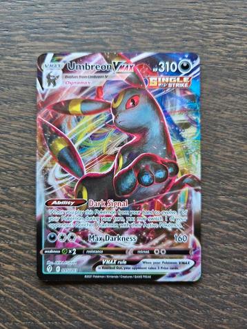 Pokémon kaart Umbreon Vmax  beschikbaar voor biedingen
