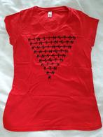 kensington fanshirt dames m, Ophalen of Verzenden, Gedragen, Rood, Korte mouw