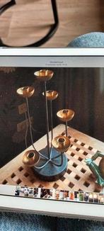 Kandelaar voor 6 kaarsen, 25 tot 50 cm, Zwart, Ophalen of Verzenden, Zo goed als nieuw