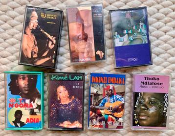 7 Afrikaans Afrika origineel cassettebandjes tapes Fela Kuti beschikbaar voor biedingen