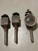 Antieke Koetslampen Set van Drie, Ophalen