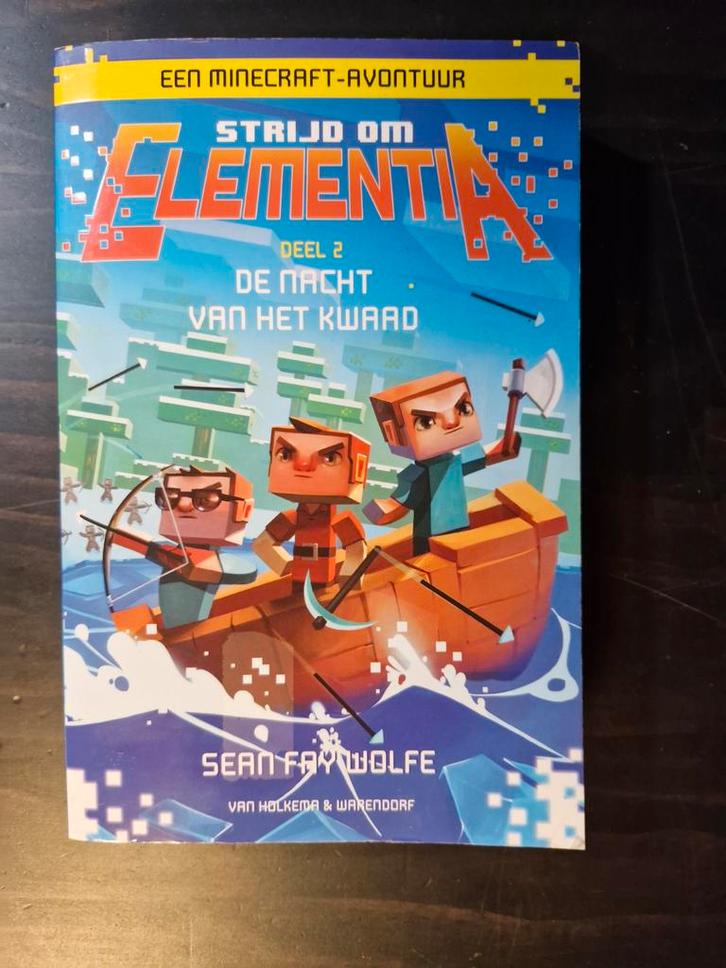 Strijd om Elementia - De Nacht van het Kwaad, Boeken, Kinderboeken | Jeugd | onder 10 jaar, Gelezen, Fictie algemeen, Ophalen of Verzenden