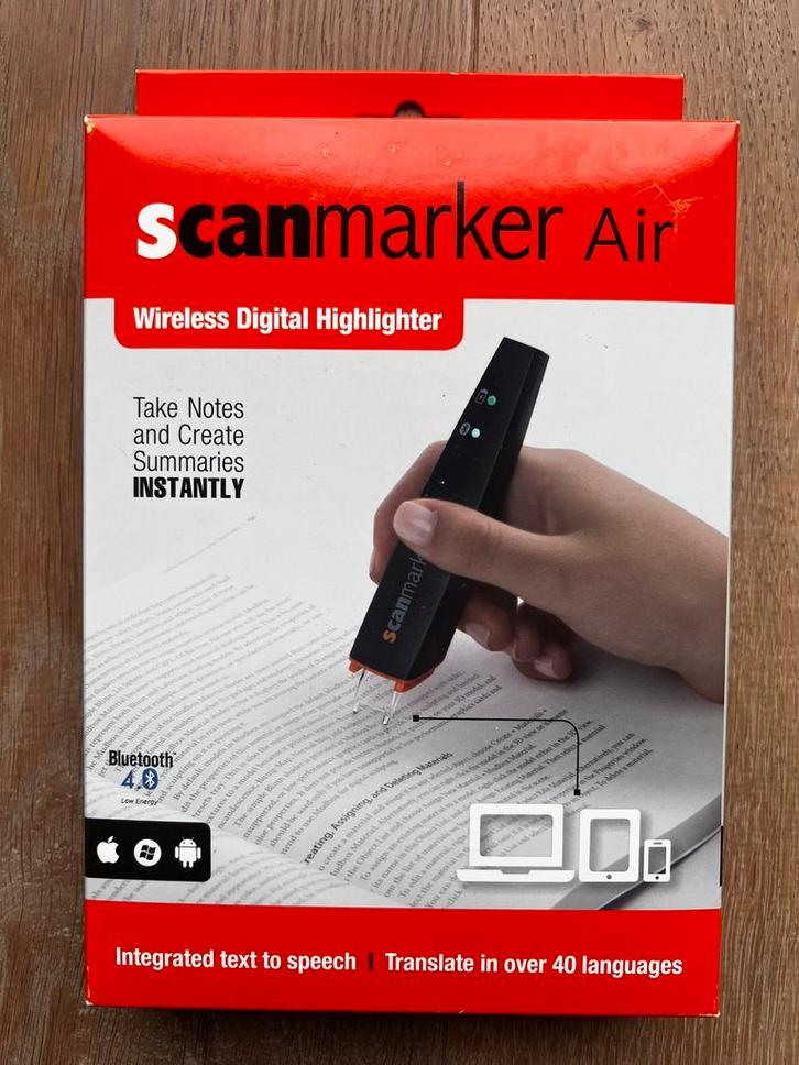 Scanmarker Air, Draadloze Digitale Markeerpen - NIEUW, Computers en Software, Scanners, Nieuw, Overige typen, MacOS, Windows, Ophalen of Verzenden