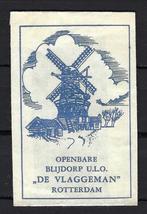 1287 Rotterdam openbare Blijdorp U.L.O. DE VLAGGEMAN (MOLEN), Verzamelen, Ophalen of Verzenden, Nederland