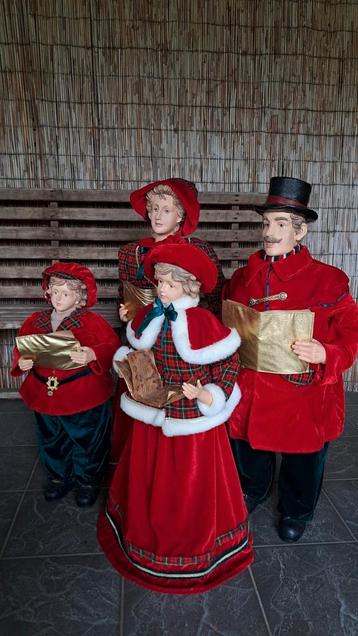 Charles Dickens Kerstgroep -90 cm! Zeldzaam en zeer fraai! beschikbaar voor biedingen