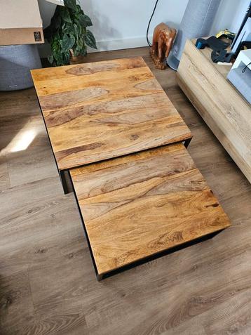 2 Salon Tafels - Nesting Tafels Vierkant