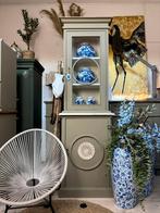 Buffetkast servieskast eendeurskast smal taupe linnenkast, Ophalen, 200 cm of meer, 50 tot 100 cm, Zo goed als nieuw