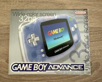 Nintendo Gameboy Advance Glacier incl. doos beschikbaar voor biedingen