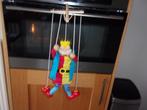 Houten MARIONETTE POP (KONING), NIEUW, Ophalen of Verzenden, Zo goed als nieuw, Overige typen