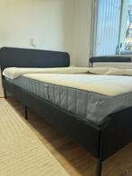 Ikea bed& mattress, Huis en Inrichting, Wit, Tweepersoons, Zo goed als nieuw, Hout