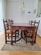 Eettafel, Huis en Inrichting, Tafels | Eettafels, Ophalen, Gebruikt, 50 tot 100 cm, Vijf personen of meer