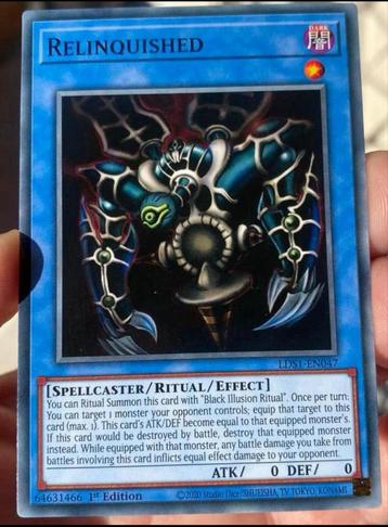 Yu-Gi-Oh! Relinquished LDS1 1st Edition ! beschikbaar voor biedingen