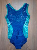 Turnpakje maat 110 116 122, Sport en Fitness, Turnen, Blauw, Ophalen of Verzenden, Zo goed als nieuw, Kleiner dan kindermaat 122
