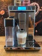 Delonghi PrimaDonna Elite Latte-Crème bonenmachine, Gebruikt, 10 kopjes of meer, Koffiemachine, Ophalen of Verzenden