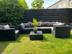 Robuuste stevige brede loungeset met loungestoel, Tuin en Terras, Tuinsets en Loungesets, Ophalen of Verzenden, Gebruikt, 6 zitplaatsen