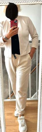 Casual trendy broekpak maat L, Kostuum of Pak, Beige, Maat 42/44 (L), Ophalen of Verzenden
