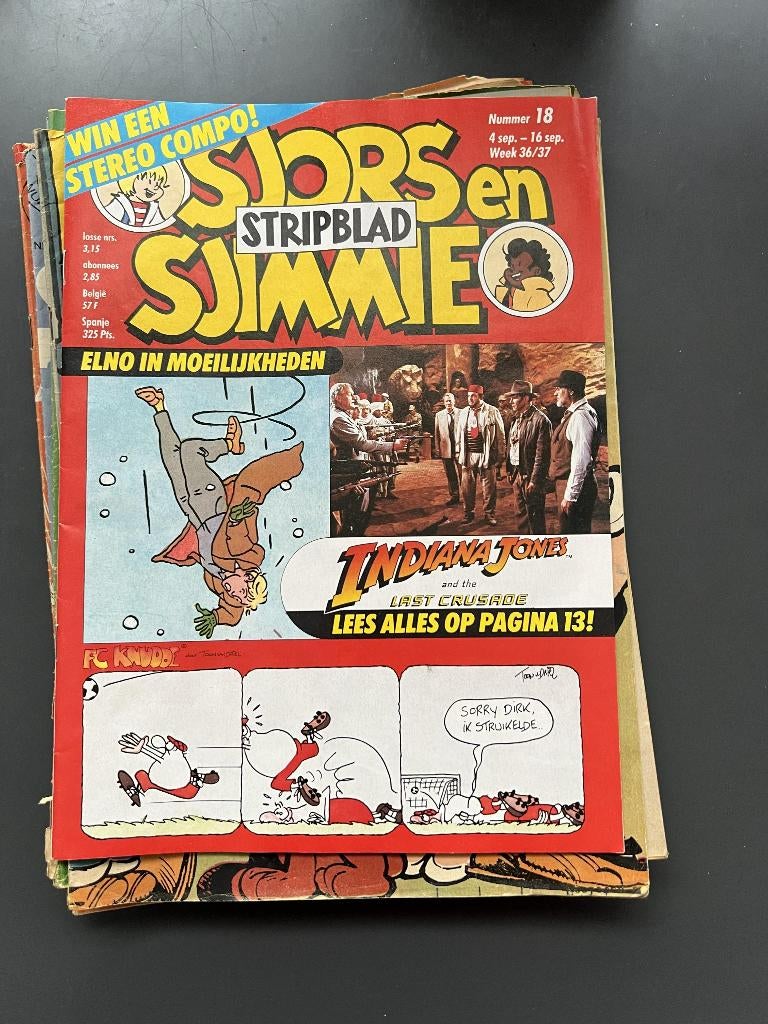 Sjors tijdschriften, Boeken, Meerdere stripboeken, Ophalen of Verzenden, Gelezen