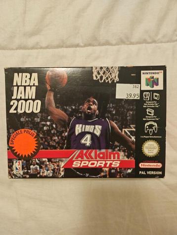 NBA JAM 2000 voor Nintendo 64 N64 – PAL compleet Near Mint! beschikbaar voor biedingen