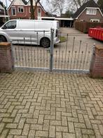 Gegalvaniseerde sierhekwerk, poort met loopdeur, Ophalen, Met poort, Gebruikt, Tuinhek