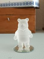 Origineel beeld Winnie the Pooh van glas, Verzamelen, Disney, Ophalen of Verzenden, Winnie de Poeh of vrienden, Gebruikt, Beeldje of Figuurtje