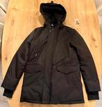 Airforce Slimfit Herringbone parka jas | Heren | Maat: Small, Zwart, Ophalen of Verzenden, Zo goed als nieuw, Airforce