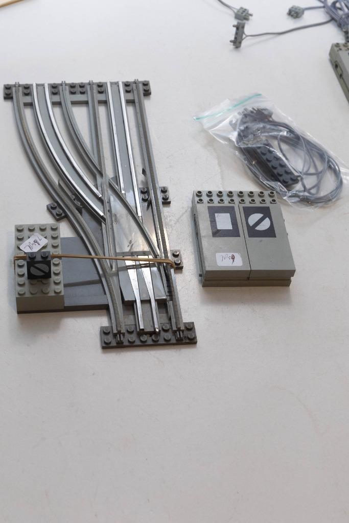 LEGO 7859 -1 # Train: 12V: Wissel L met afstandsbediening, Kinderen en Baby's, Speelgoed | Duplo en Lego, Gebruikt, Lego, Complete set