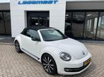 Volkswagen Beetle, Cabriolet 1.4 TSI Sport Navi Cruise Clima, Auto's, 74 €/maand, 4 cilinders, Wit, Leder