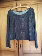 Grijs bloesje vestje top van Moq travelstof valt als XL, Verzenden, Maat 46/48 (XL) of groter, Moq, Zo goed als nieuw