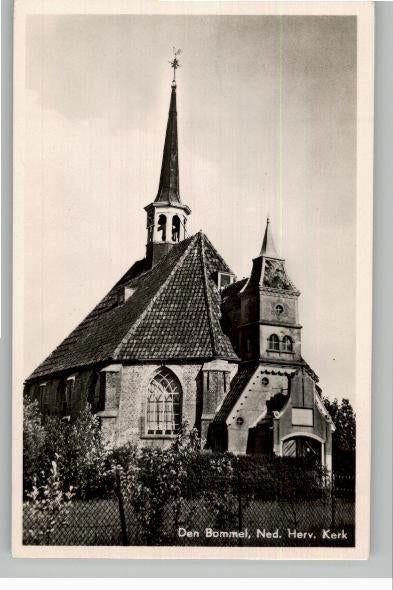 Den Bommel Ned Herv Kerk, Verzamelen, Ansichtkaarten | Nederland, Ongelopen, Zuid-Holland, 1940 tot 1960, Verzenden