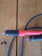 Duelund 16AG kabel met KEI RCA connectoren, Audio, Tv en Foto, Ophalen of Verzenden, Minder dan 2 meter