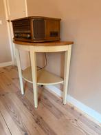 Houten wandtafel / bijzettafel 75x80x40, Huis en Inrichting, Tafels | Sidetables, Ophalen, Gebruikt, 50 tot 100 cm, Overige vormen