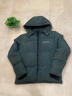 Equalite Pufferjas Groen met Witte Details - Maat S, Kleding | Heren, Jassen | Winter, Ophalen of Verzenden, Gedragen, Groen, Overige maten