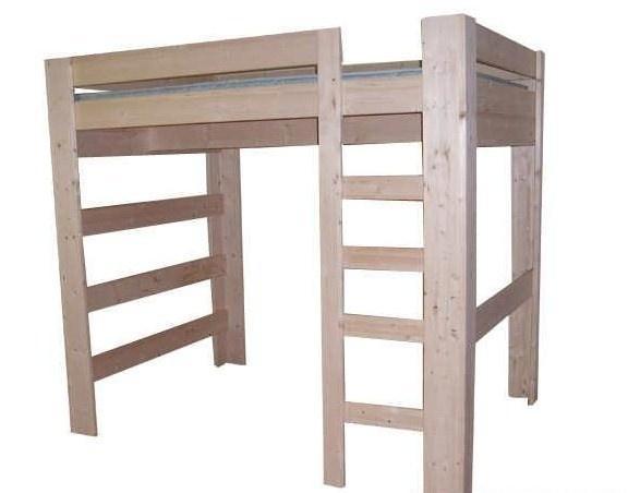 Hoogslaper 6 hoogtes trap aan lange zijde 80x180 t/m 100x220, Kinderen en Baby's, Kinderkamer | Stapelbedden en Hoogslapers, Nieuw