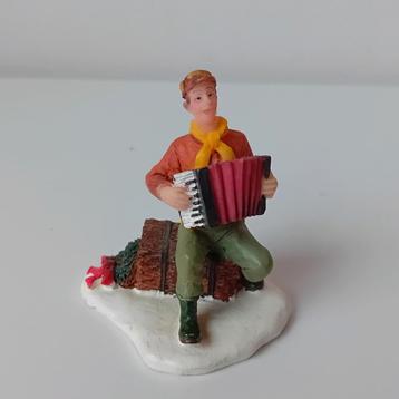 Lemax yuletide jamboree, retired, Lemax figuur Kerstdorp beschikbaar voor biedingen