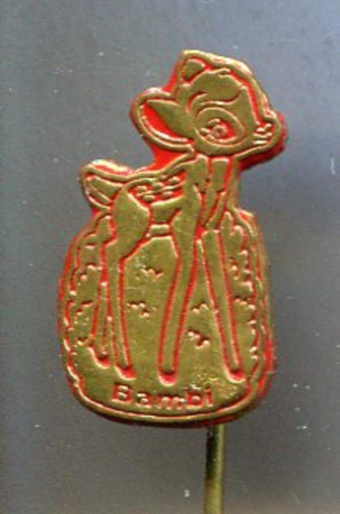 Bambi rood op koper stripfiguur speldje ( R_028 ), Verzamelen, Speldjes, Pins en Buttons, Nieuw, Speldje of Pin, Figuurtje, Verzenden