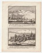 Ameyde / Ameide + Ouderkerk oude gravure 1725 Bregmagher, Antiek en Kunst, Kunst | Etsen en Gravures, Verzenden