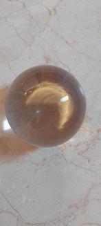 Massief glazen bol - 10 cm, Gebruikt, Overige kleuren, Ophalen of Verzenden, Glas
