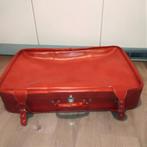 Vintage koffer rood, Ophalen, Gebruikt, Overige materialen, Slot