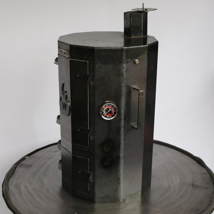 WELDED, Barrel Smoker, Tuin en Terras, Houtskoolbarbecues, Nieuw, Met accessoires, Ophalen of Verzenden