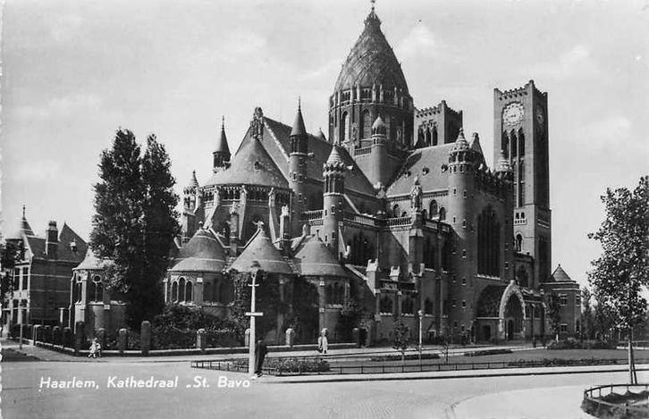 377-058-037 Haarlem  Kathedraal St Bavo, Verzamelen, Ansichtkaarten | Nederland, Noord-Holland, Voor 1920, Ophalen of Verzenden
