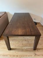 Eiken eettafel met 6 stoelen, Huis en Inrichting, Ophalen, 50 tot 100 cm, Zo goed als nieuw, Vijf personen of meer