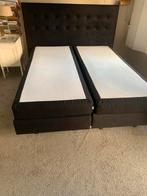 Auping boxspring 160 x 200, Zwart, Tweepersoons, Ophalen of Verzenden, Zo goed als nieuw