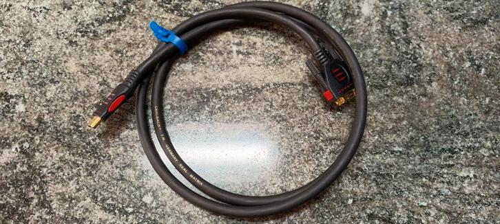 Degelijke Oehlbach HDMI naar DVI-24 pins., Audio, Tv en Foto, Audiokabels en Televisiekabels, Zo goed als nieuw, HDMI-kabel, Minder dan 2 meter